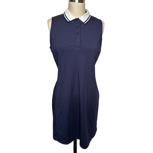 Tommy Bahama Golf Dress Navy Sleeveless - Size M - New w/Defect - Picture 2 of 7